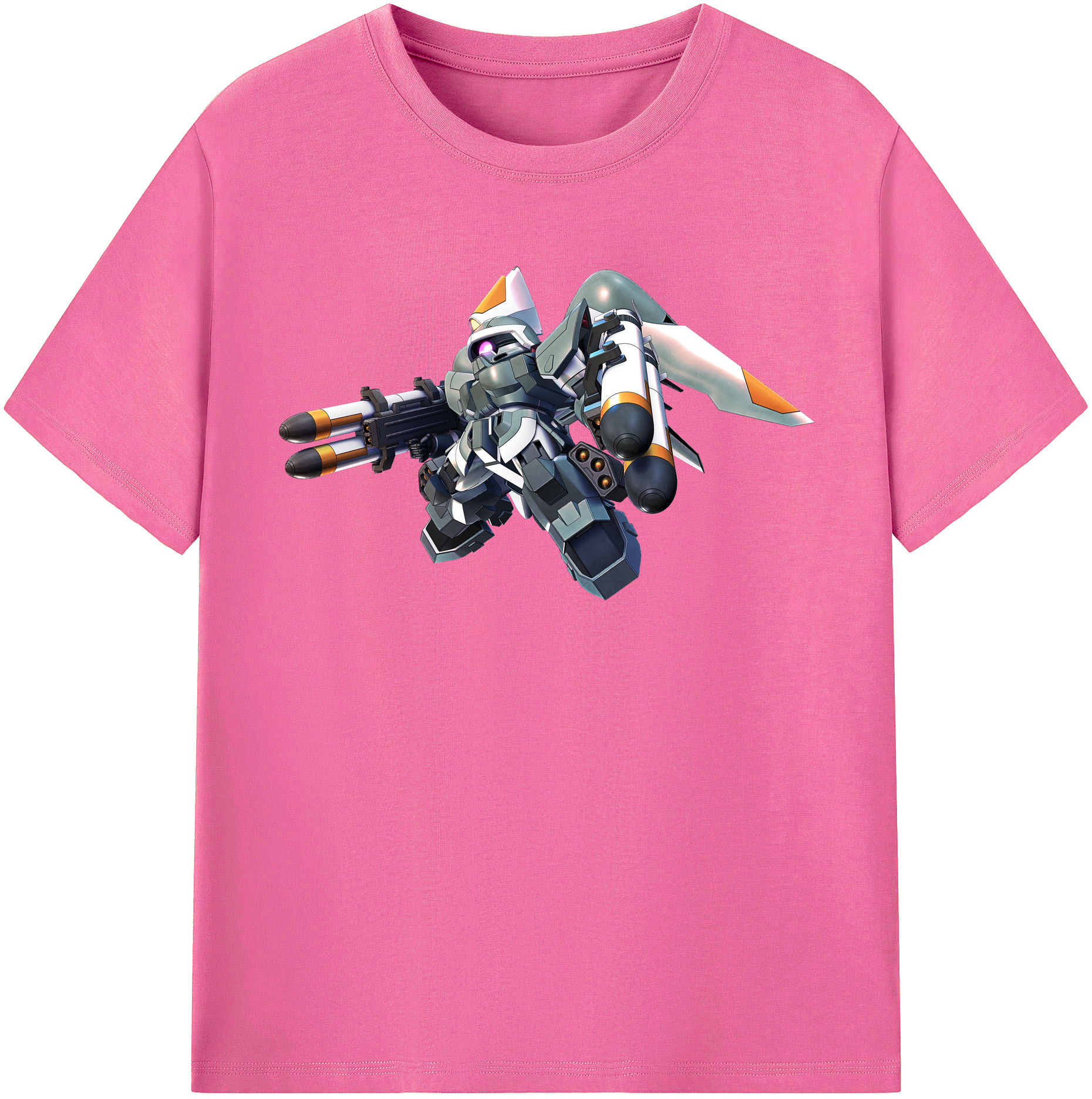 （画像用） 機動戦士ガンダム Mobile Suit Gundam レディースカジュアルプリントTシャツ（綿100％）